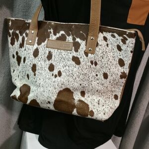 Cowhide Tote Bag